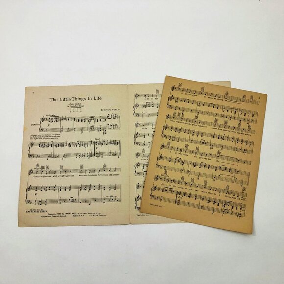 Set of 7 Music Sheets by Cole Porter Irving Berlin Gershwin Plus More - Picture 3 of 9